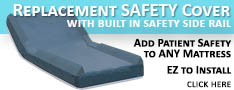 Srs-ez mattress replacement cover with safety Side rail