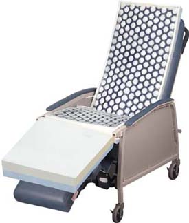 Gel Flex Bariatric Recliner Overlay - Blue Chip Medical : Blue