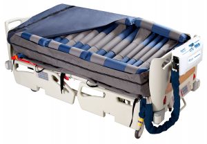 alternating pressure mattress with enhanced low air loss and patient sensing technology