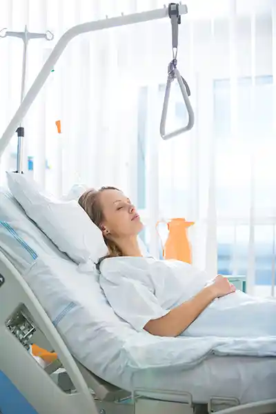Hospital bed mattress