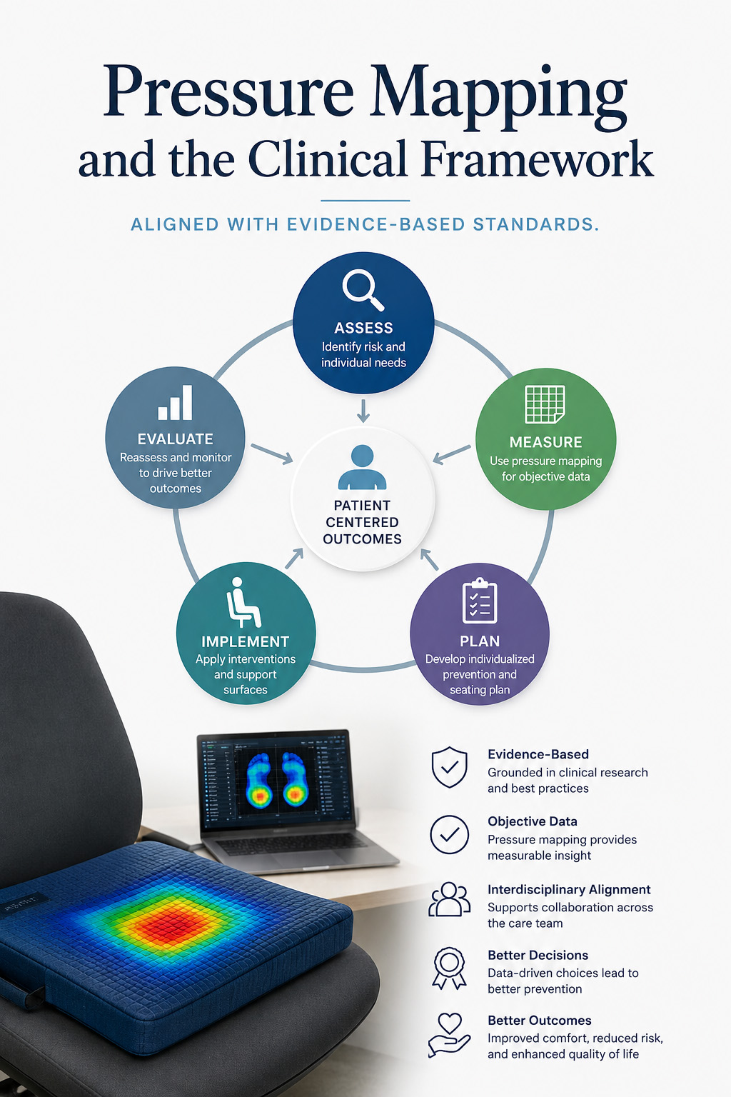 NPIAP pressure injury staging framework aligned with Blue Chip Medical pressure mapping clinical program
